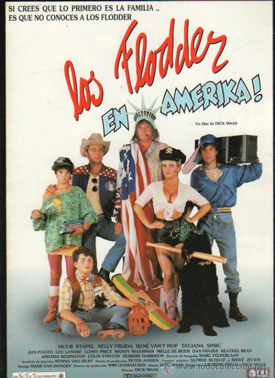Cinema: GUIA PUBLICITARIA DE LA PELICULA LOS FLODDER EN AMERIKA!
