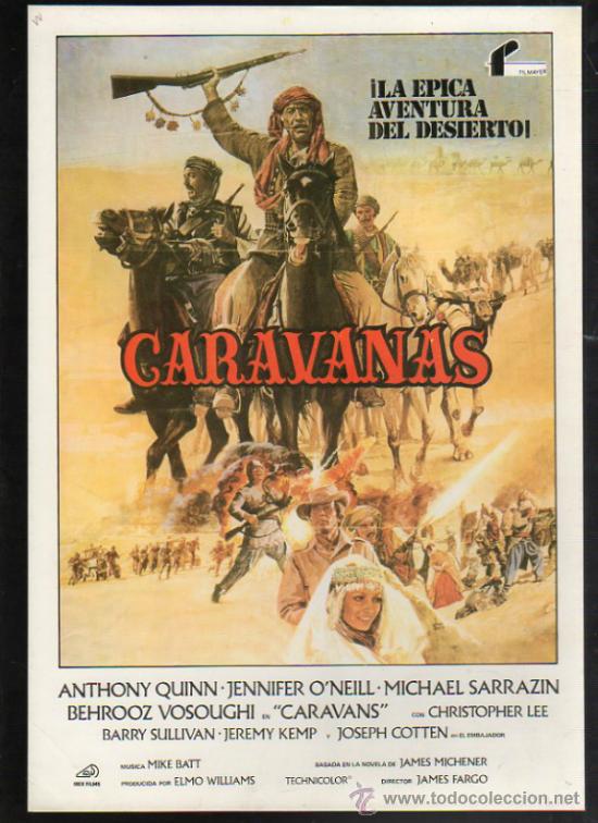 Cinema: GUIA PUBLICITARIA DE LA PELICULA CARAVANA.