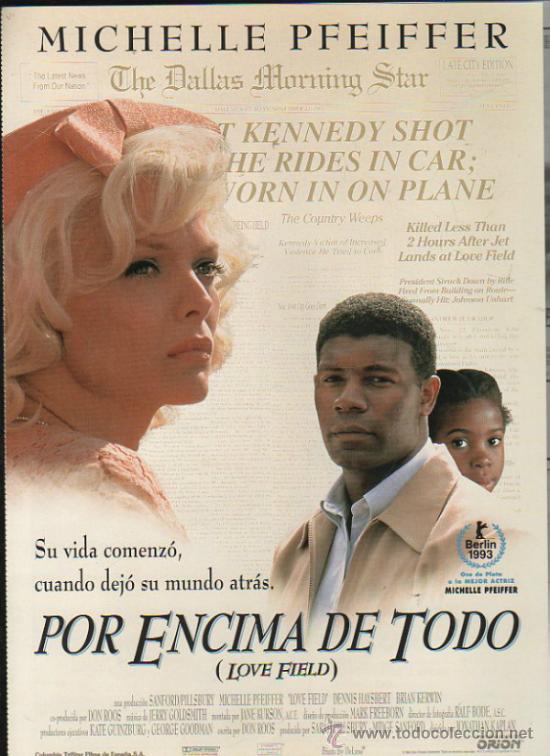 Cinema: GUIA PUBLICITARIA DE LA PELICULA POR ENCIMA DE TODO.