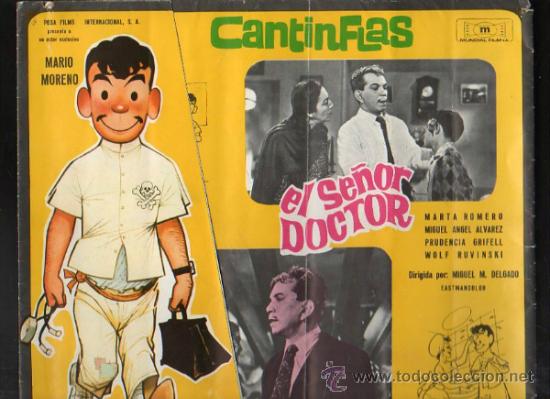 Kino: GUIA PUBLICITARIA DE LA PELICULA EL SE&Ntilde;OR DOCTOR.
