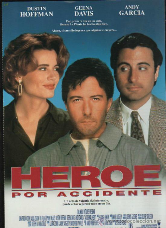 Kino: GUIA PUBLICITARIA DE LA PELICULA HEROE POR ACCIDENTE.