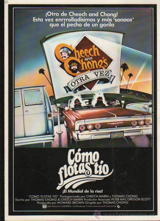Kino: GUIA PUBLICITARIA DE LA PELICULA COMO FLOTAS TIO.