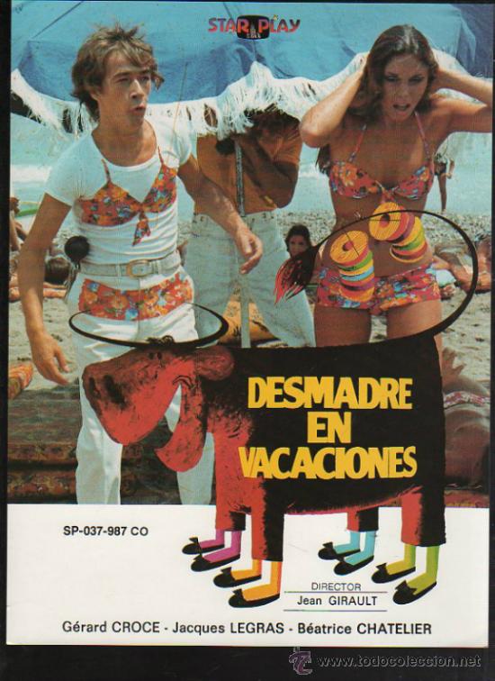Kino: GUIA PUBLICITARIA DE LA PELICULA DESMADRE EN VACACIONES.