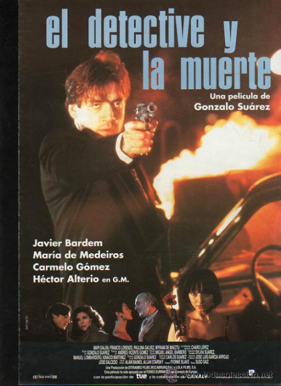 Kino: GUIA PUBLICITARIA DE LA PELICULA EL DETECTIVE Y LA MUERTE.