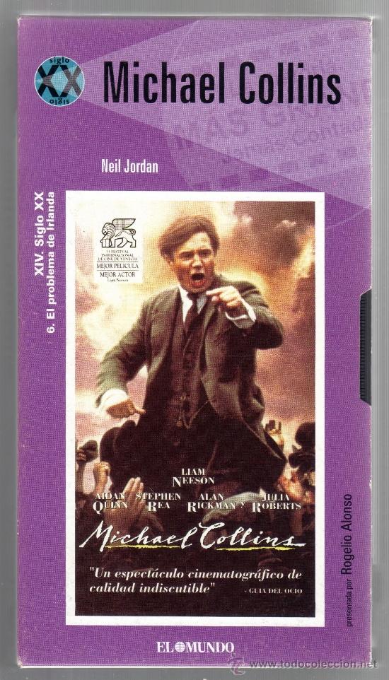 Cine: caratula de VHS - MICHAEL COLLINS - DIRIGIDA POR NEIL JORDAN