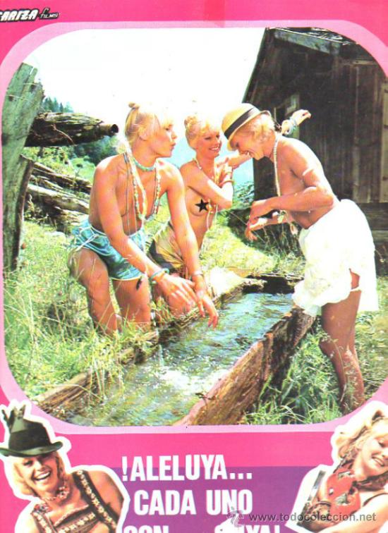 Cinema: CATALOGO PUBLICITARIO DE LA PELICULA &iexcl;ALELUYA... CADA UNO CON LA SUYA!