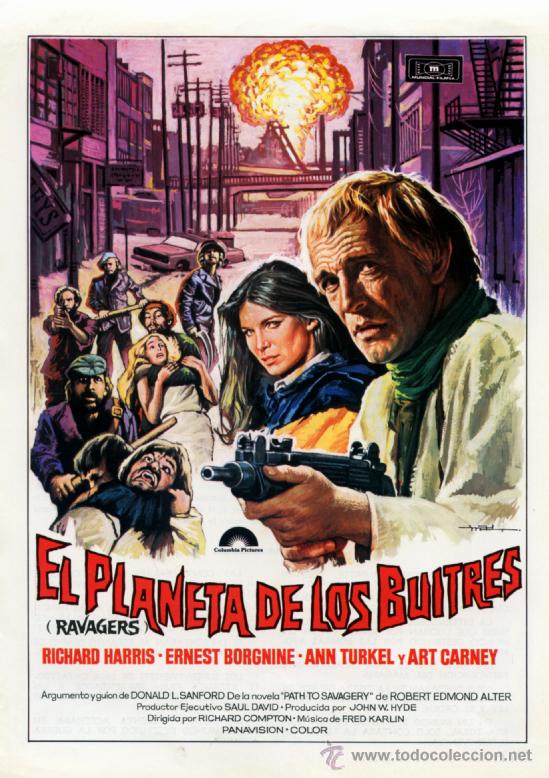 Kino: EL PLANETA DE LOS BUITRES 1979 (GUIA ORIGINAL) DISE&Ntilde;O MAC - RICHARD HARRIS - ERNEST BORGNINE
