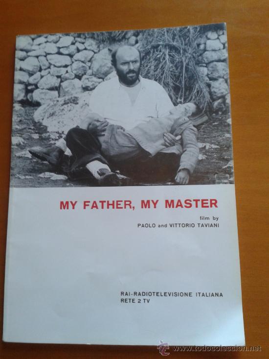 Cine: Gu&iacute;a publicitaria cine film 70s Padre Padrone My father my master Paolo and Vittorio Taviani RAI