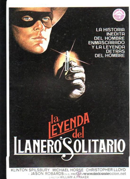 Kino: GUIA DE CINE DE LA PELICULA LA LEYENDA DEL LLANERO SOLITARIO