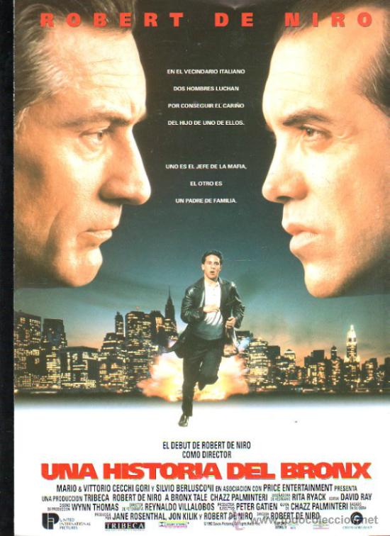 Cinema: GUIA DE CINE DE LA PELICULA UNA HISTORIA DEL BRONX