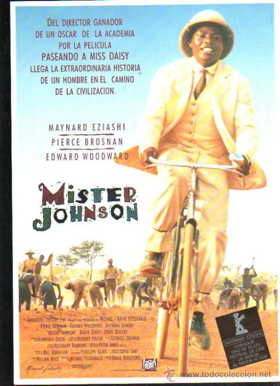 Cinema: GUIA DE CINE DE LA PELICULA MISTER JOHNSON