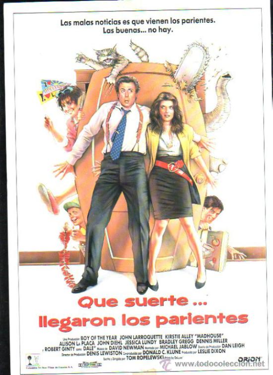 Cin&eacute;ma: GUIA DE CINE DE LA PELICULA QUE SUERTE... LLEGARON LOS PARIENTES