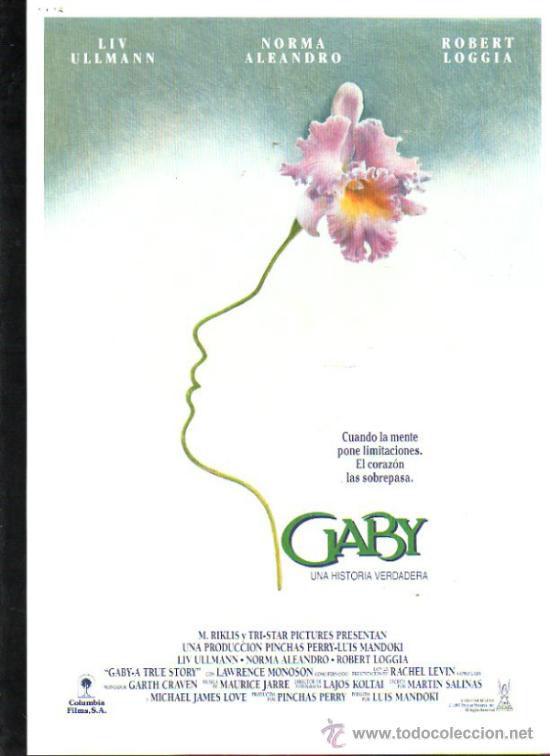 Cinema: GUIA DE CINE DE LA PELICULA GABY