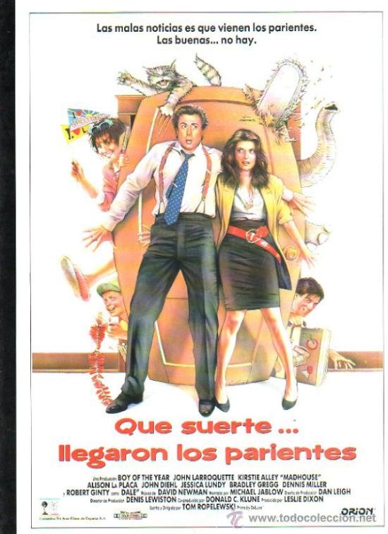 Cinema: GUIA DE CINE DE LA PELICULA QUE SUERTE... LLEGARON LOS PARIENTES