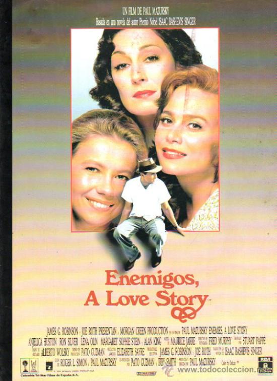 Cinema: GUIA DE CINE DE LA PELICULA ENEMIGOS A LOVE STORY
