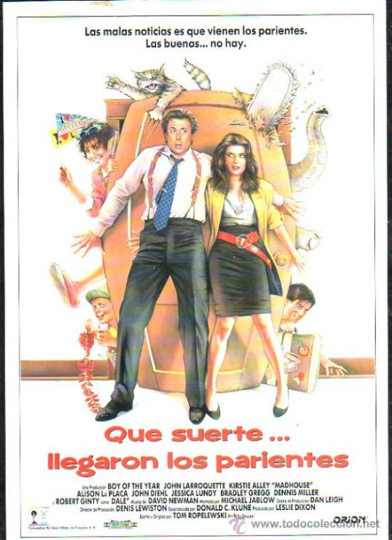 Cinema: GUIA DE CINE DE LA PELICULA QUE SUERTE... LLEGARON LOS PARIENTES