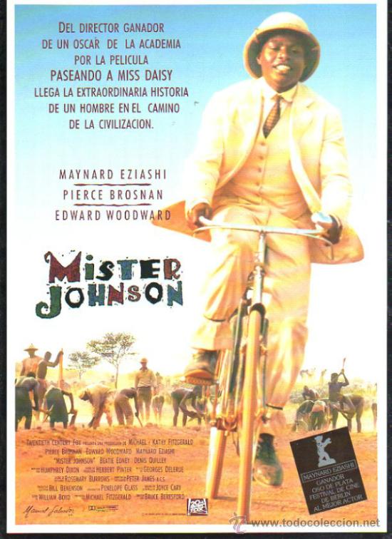 Cinema: GUIA DE CINE DE LA PELICULA MISTER JOHSON