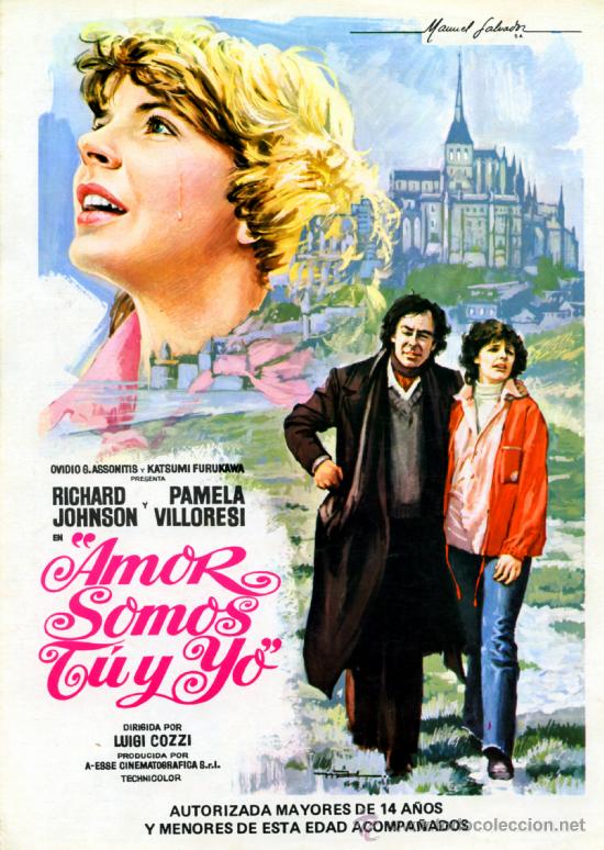 Kino: AMOR SOMOS TU Y YO 1976 (GUIA ORIGINAL ESTRENO EN ESPA&Ntilde;A) DISE&Ntilde;O MAC - RICHARD JOHNSON