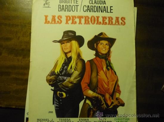 Cine: GUIA LAS PETROLERAS .- CLAUDIA CARDINALE - BRIGITTE BARDOT