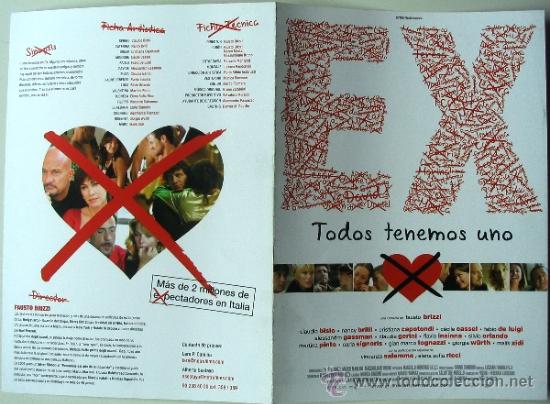 Cinema: Ex - gu&iacute;a original del estreno -  Claudia Gerini, Flavio Insinna, Silvio Orlando