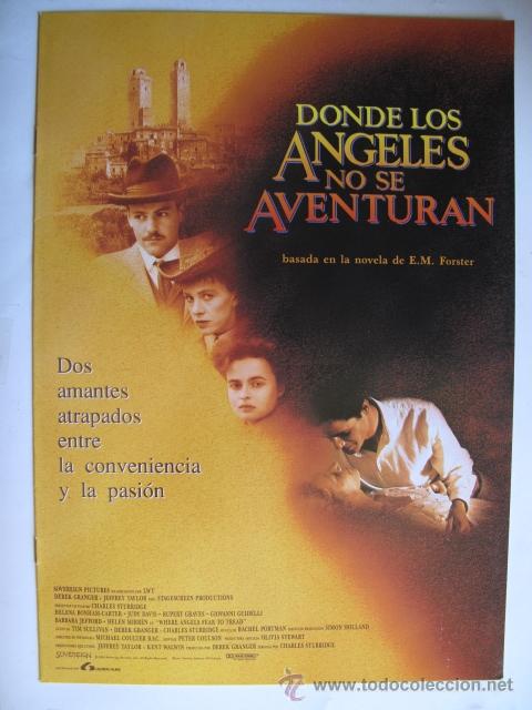 Cinema: DONDE LOS ANGELES NO SE AVENTURAN    10 GUIAS  POR 25 EUROS. 100 GUIAS X 130 EUROS ENVIO INCLUIDOS