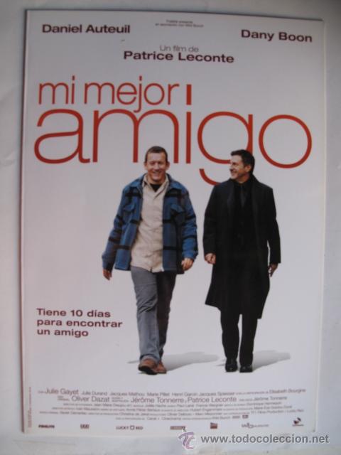 Cinema: MI MEJOR AMIGO       10 GUIAS POR 25 EUROS. 100 GUIAS X 130 EUROS ENVIO INCLUIDOS