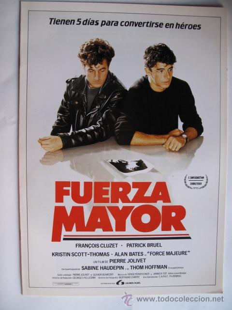 Cinema: FUERZA MAYOR        10 GUIAS POR 25 EUROS. 100 GUIAS X 130 EUROS ENVIO INCLUIDOS