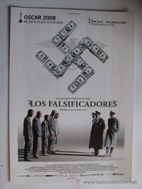 Cinema: LOS FALSIFICADORES          10 GUIAS POR 25 EUROS. 100 GUIAS X 130 EUROS ENVIO INCLUIDOS