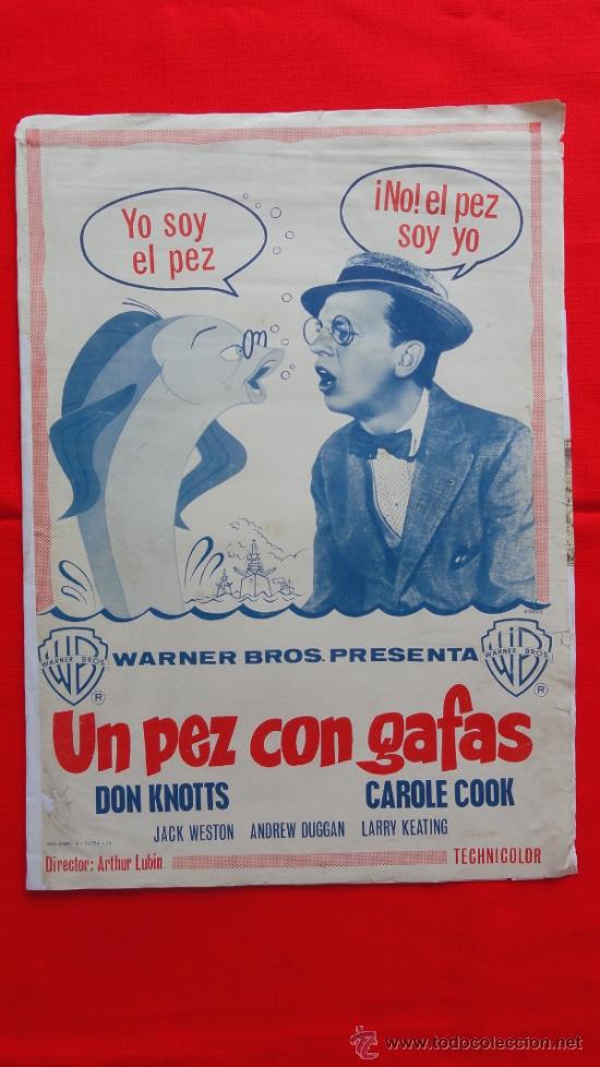 Cine: UN PEZ CON GAFAS, GU&Iacute;A DOBLE WARNER, DON KNOTTS CAROLE COOK