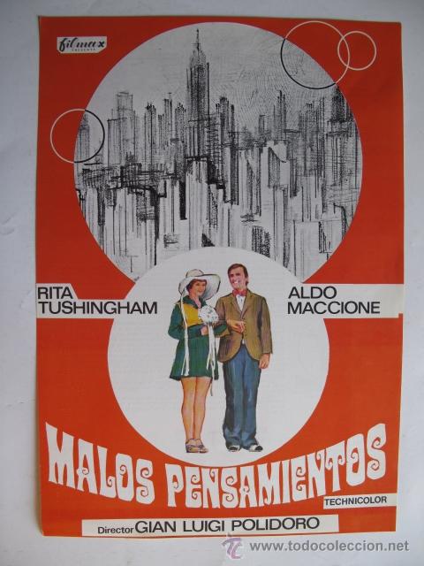 Cinema: MALOS PENSAMIENTOS       10GUIAS X 25&euro;  100GUIASX130&euro; ENVIOS INCLUIDOS