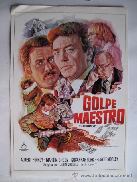Cinema: GOLPE MAESTRO            10GUIAS X 25&euro;  100GUIASX130&euro; ENVIOS INCLUIDOS