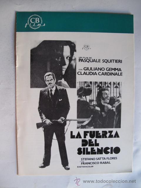 Kino: LA FUERZA DEL SILENCIO         10GUIASX25&euro;  100GUIASX130&euro;