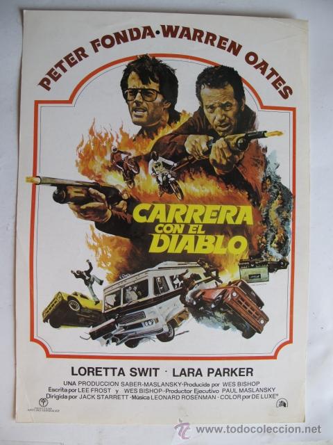 Cinema: CARRERA CON EL DIABLO                   10 GUIAS X 25&euro; Y 100 GUIASX 130&euro; ENVIOS INCLUIDOS