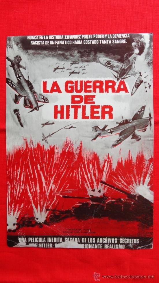 Cine: LA GUERRA DE HITLER, GU&Iacute;A SENCILLA A&Ntilde;OS 70, DOCUMENTAL &Uacute;LTIMA GUERRA MUNDIAL
