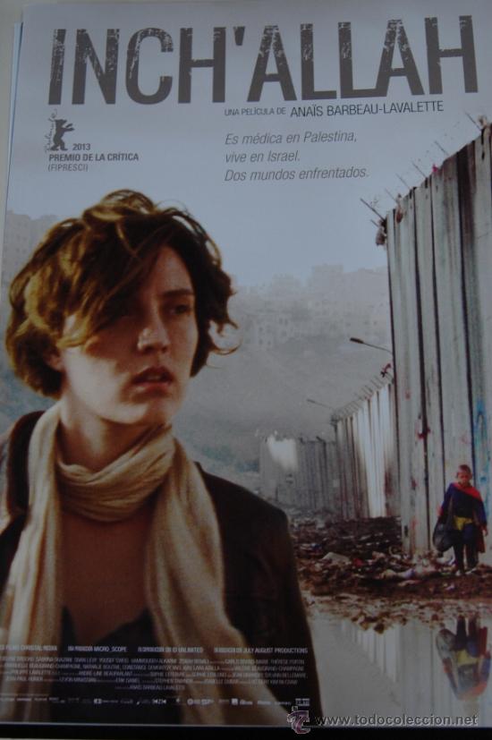 Cine: inch'allah - guia original - anais barbeau-lavalette - palestina / israel