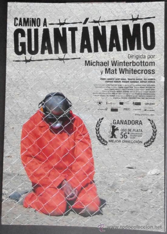 Cine: (245)CAMINO A GUANTANAMO,GUIA DE CINE DE 6 PAGINAS,FORMATO A4,CONSERVACION:
