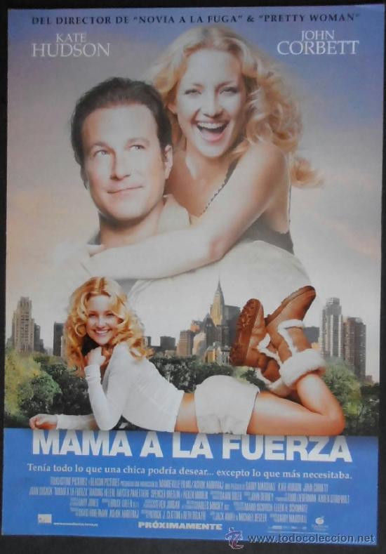 Cine: (394)MAMA A LA FUERZA,GUIA DE CINE DE 4 PAGINAS,FORMATO A4,CONSERVACION: