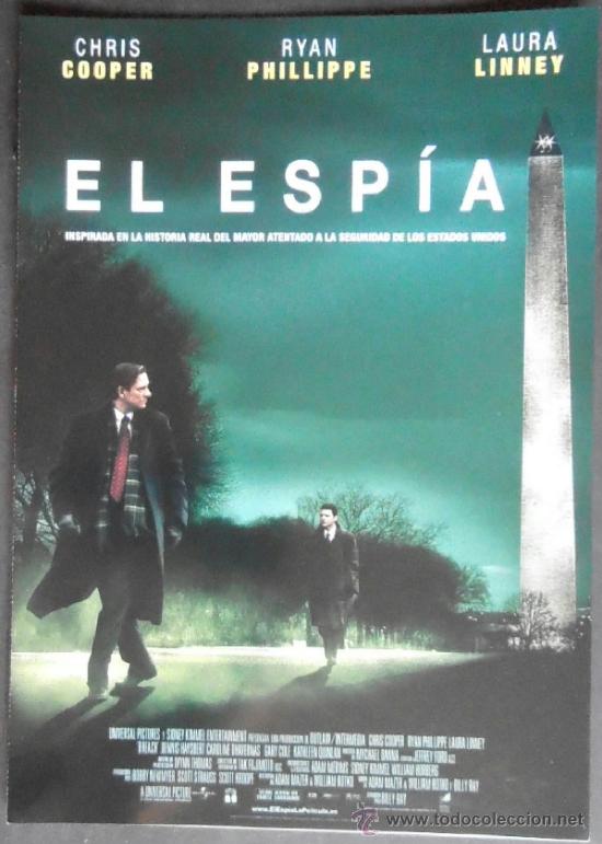 Cine: (473)EL ESPIA,GUIA DE CINE DE 4 PAGINAS,FORMATO A4,CONSERVACION: