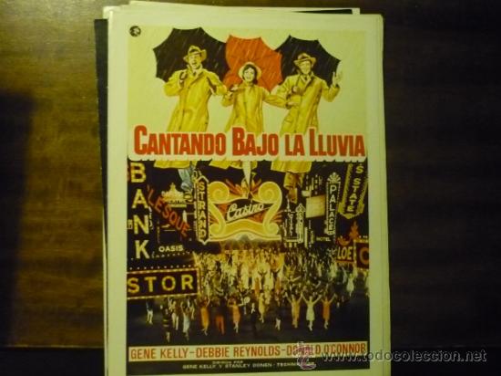Cine: GUIA CANTANDO BAJO LA LLUVIA.--GENE KELLY