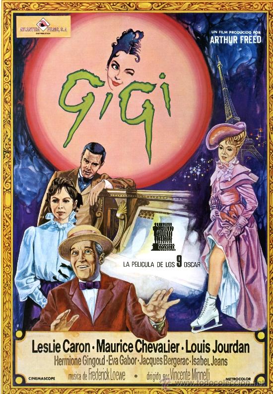 Kino: GIGI 1958  (GUIA ORIGINAL CON FOTOS 4 PAGINAS) MAURICE CHEVALIER - LESLIE CARON