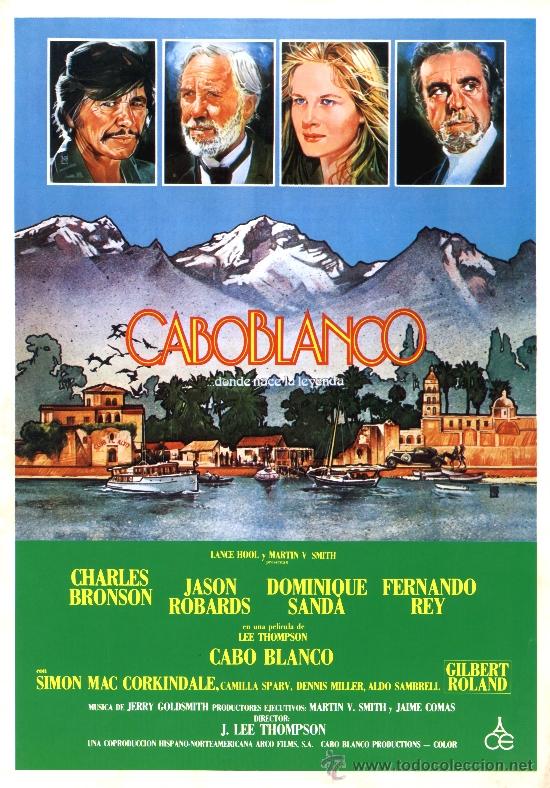 Cine: CABO BLANCO 1980 (GUIA ORIGINAL CON FOTOS ESTRENO ESPA&Ntilde;A) CHARLES BRONSON - FERNANDO REY
