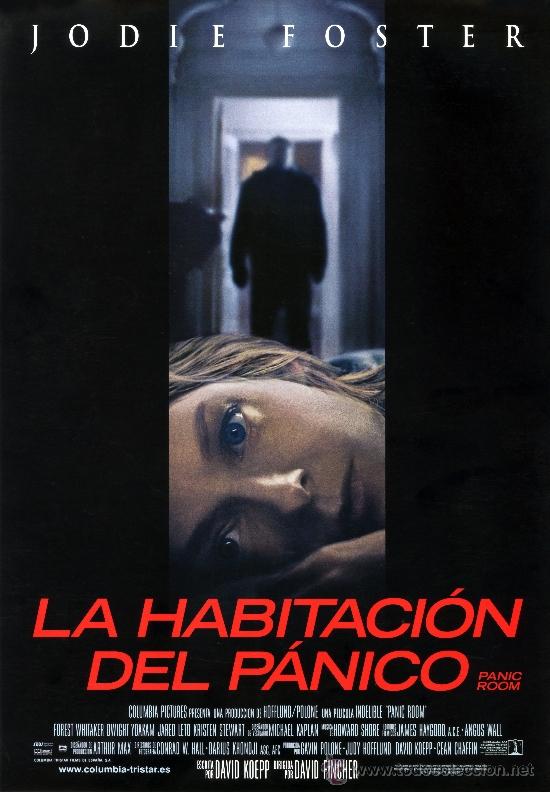 Cine: LA HABITACION DEL PANICO (GUIA ORIGINAL SIMPLE CON FOTOS ESTRENO EN ESPA&Ntilde;A) JODIE FOSTER - TERROR