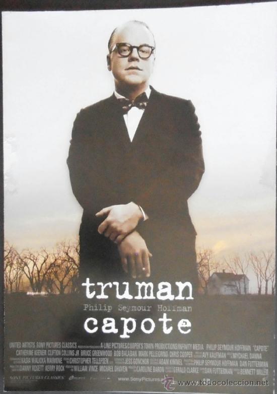 Cine: (646)TRUMAN CAPOTE,GUIA DE CINE DE 4 PAGINAS,FORMATO A4,CONSERVACION: