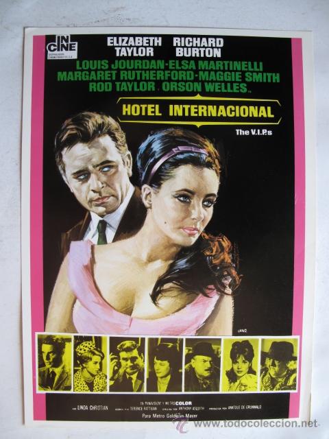 Cinema: HOTEL INTERNACIONAL     10 GUIAS A ELEGIR X25&euro;. 100 X 130 &euro;