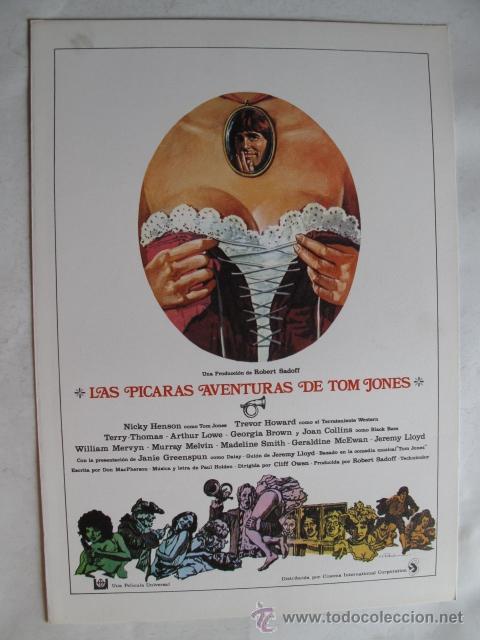 Cine: LAS PICARAS AVENTURAS DE TOM JONES    10GUIASX25&euro; 100X130&euro;