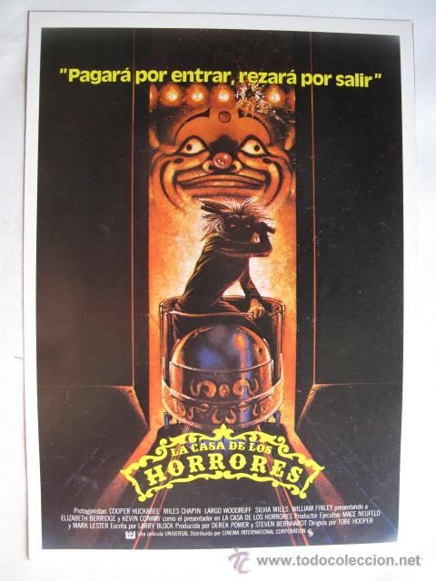 Kino: LA CASA DE LOS HORRORES       NO ENTRA EN LOTES