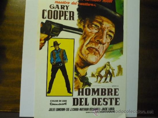 Cine: GUIA HOMBRE DEL OESTE .-GARY COOPER