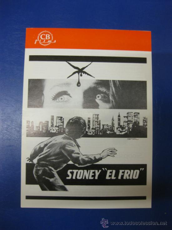 Cine: STONEY EL FRIO.GUIA PUBLICITARIA DE PELICULA. DOBLE.