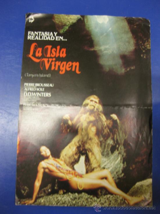 Cin&eacute;ma: LA ISLA VIRGEN.PIERRE BROUSSEAU.GUIA PUBLICITARIA DE LA PELICULA.