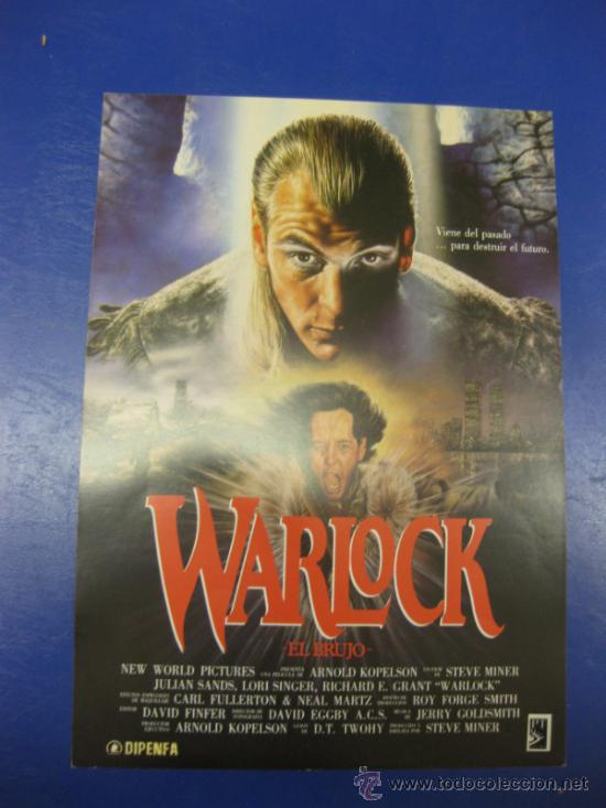 Cin&eacute;ma: WARLOCK. EL BRUJO.GUIA PUBLICITARIA DE LA PELICULA.